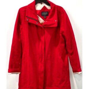 Pendleton Women's Red Wool Blend Mid-Length Coat Size‎ M